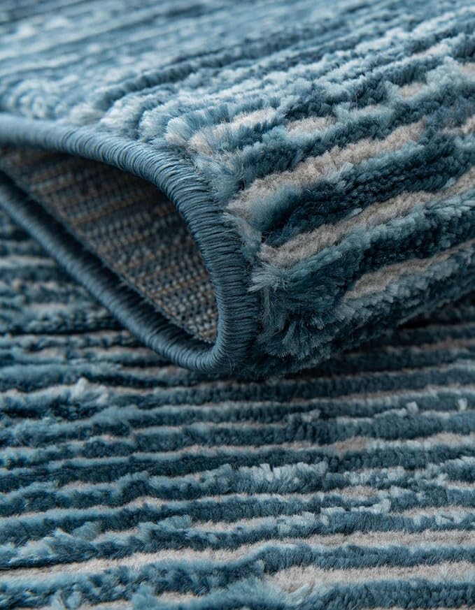 Unique Loom Finsbury Collection Area Rug - Kate (2' x 6' 1" Runner, Blue)