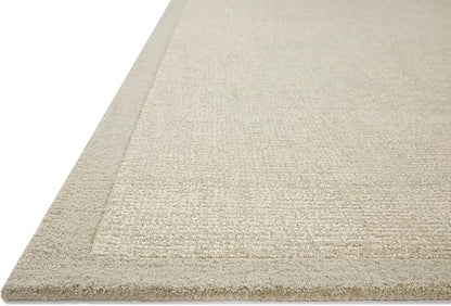 Loloi Magnolia Home by Joanna Gaines Henley Collection HNY-01 Ivory/Silver 2'-6" x 9'-6" Runner Rug