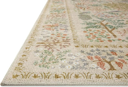 Loloi Rifle Paper Co. Canopy Collection CNP-05 Ivory 2'-3" x 3'-9" Accent Rug