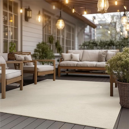 Bedsure 4x6 Faux Wool Area Rugs for Living Room, Machine Washable Carpet, Non-Slip Backing, Pet Friendly Throw Rug for Bedroom Dining Room, Linen