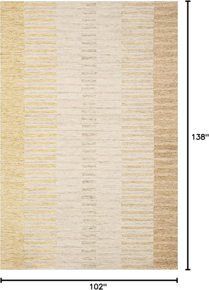 Loloi Chris Loves Julia Chris Collection CHR-01 Dove/Santa Fe 8'-6'' x 11'-6'', .50" Pile Height, Area Rug