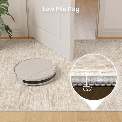 Valenrug Washable Rugs 6x9 - Non Slip 6x9 Area Rugs for Living Room, Stain Resistant Area Rugs for Bedroom, Foldable Machine Washable Area Rug(6'x9', Brown)