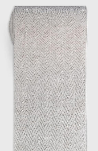 Well Woven Custom Size Hallway & Stair Runner- Harlow Pompeii Ivory 27 Inches Wide x 13 Feet Long Runner (27" x 13') Runner Rug - Modern Chevron Pattern, Ultra-Soft, Easy-Clean