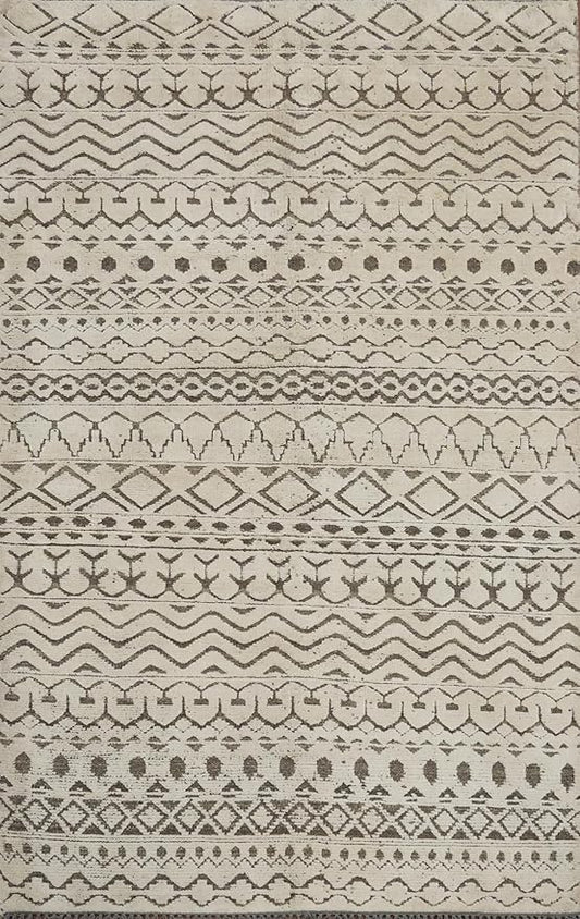 Modern Collection 7' 7'' X 5' 3'' Rug Rug, All-Over Viscose Silk Carpet for Home Décor, Foyer and Hallway
