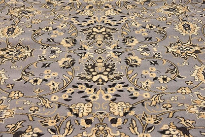 Unique Loom Sialk Hill Collection Area Rug - Washington (7' 10" Square Gray/Black)