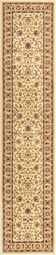 Unique Loom Voyage Collection Area Rug - St. Louis (2' 7" x 12' Runner Cream/Brown)