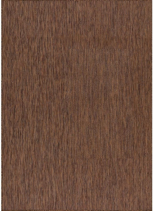 CAMILSON Outdoor Rug 6x9 Modern Area Rugs for Indoor and Outdoor Patios and Porches - Waterproof, Washable, Non-Shedding, Easy-to-Clean Outside Carpet (6 x 9, Solid - Gold)