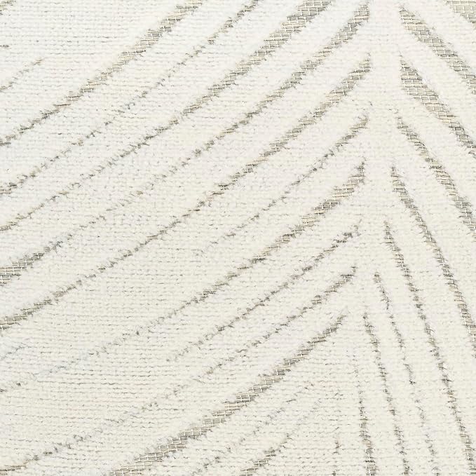 Nourison Home Suncoast Grey 4' x 6' Area Rug - Easy Clean, Non Shedding, Bed Room, Living Room, Dining Room, Kitchen (4' x 6')