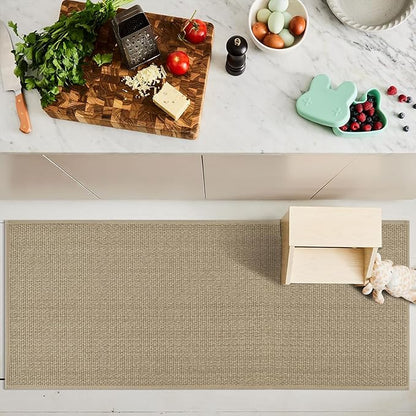 Artoid Mode Washable Non Slip Rubber Backing Kitchen Rugs Doormat, Absorbent Kitchen Floor Mats Front of Sink Kitchen Mats for Floor Home Decor 20x48 Inch