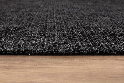 Beverly Rug Easy Jute Entry Rug 2x3 Solid Washable Durable Outdoor Indoor Area Rugs for Living Dining Room Patio Office Stain Resistant Non Shedding Casual Indoor Outside Carpet 2 x 3 Dark Gray