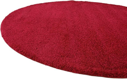 Unique Loom Solo Collection Area Rug - Calabasas (6' 1" Round, Red)