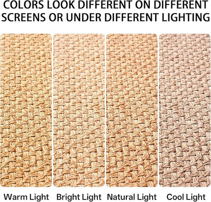 Washable Area Rug 6x9 Large Jute Like Rug for Living Room, Soft Non Slip Rugs Carpet for Dining Room Bedroom Cotton Boho Woven Braided Rugs Home Office Decor, Brown
