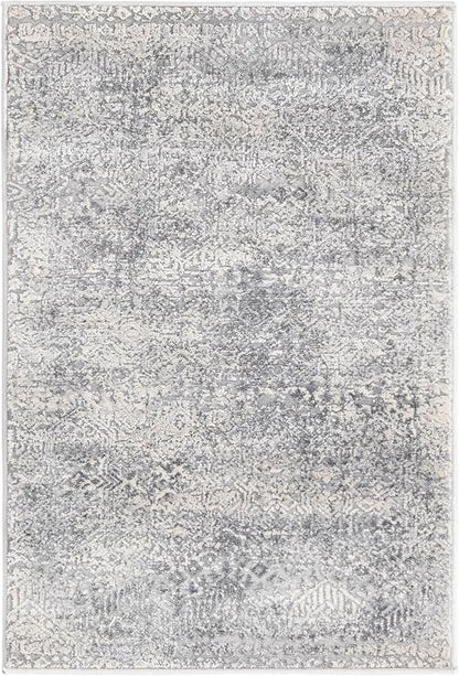 Unique Loom Finsbury Collection Area Rug - Sarah (2' x 3' 1" Rectangle, Gray/ Ivory)