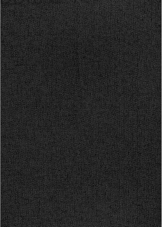 Easy Jute Rugs 9x12 Dark Gray Color Living Room Indoor Outdoor Area Rug for Farmhouse Patio and Kitchen Rug High Traffic Washable Easy to Clean Solid Woven Design Outside Carpet (9 x 12)