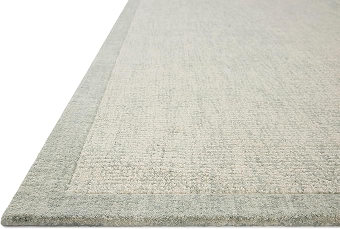 Loloi Magnolia Home by Joanna Gaines Henley Collection HNY-01 Ivory/Spa 8'-6" x 11'-6" Area Rug