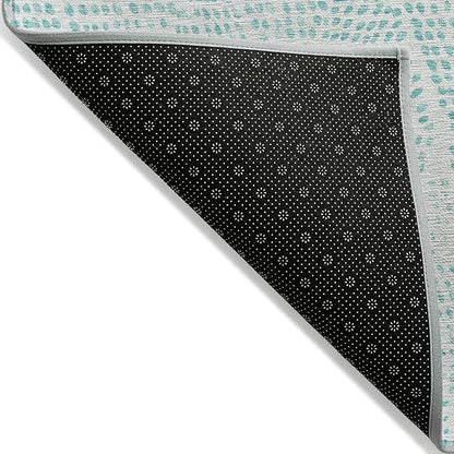 Addison Rugs Chantille ACN591 Aqua 9' x 12' Indoor Outdoor Area Rug, Easy Clean, Machine Washable, Non Shedding, Bedroom, Living Room, Dining Room, Kitchen, Patio Rug