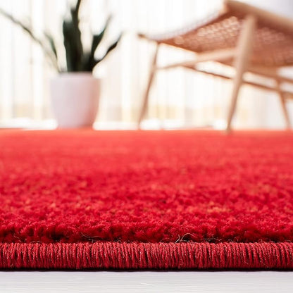 SAFAVIEH Area Rug 9x12 - Adirondack Collection - Large - Red & Grey, Modern Ombre Design, Non Shedding & Easy to Clean, Ideal for Living Room, Bedroom, Office, Dining Space (ADR113Q)