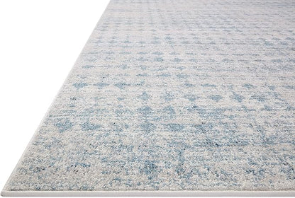 Loloi Kamala Collection KAM-04 Sky/Dove 9'-2" x 13' Area Rug