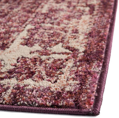 Unique Loom Isabella Collection Area Rug - Adjani (2' 7" x 10' Runner, Purple/ Ivory)