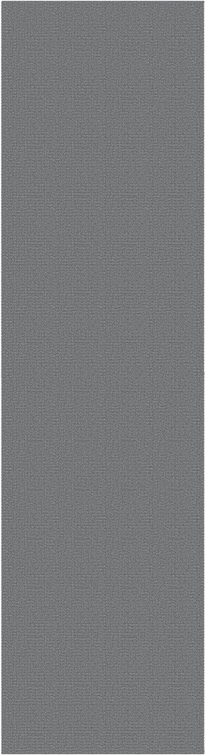 EARTHALL Washable Runner Rug 3x10 Ft Non Slip Runners for Hallways Long Cotton Rubber Backed Kitchen Runner Braided Indoor Floor Carpet Runners for Entryway, Hallway, Kitchen, Charcoal Gray