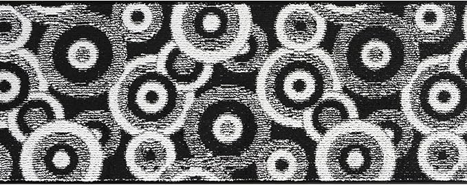Custom Size Long Black Hallway Runner Rug | Cut to Length 2'3" x 17' (Runner) | Non-Slip & Machine Washable | REMNAZ