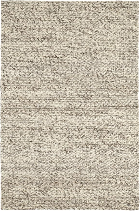 Dash & Albert Loggia Natural Handwoven Wool Rug, 3 X 5 Feet, Natural Solid Pattern - Premium Luxury Hotel Quality Soft Breathable Hypoallergenic Machine Washable Easy Care All Season Comfortable