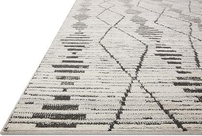 Loloi Kamala Collection KAM-02 Charcoal/Dove 11'-2" x 15'-7" Area Rug