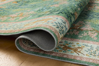 Loloi Rifle Paper Co. Canopy Collection CNP-02 Sage/Blush 2'-3" x 3'-9" Accent Rug