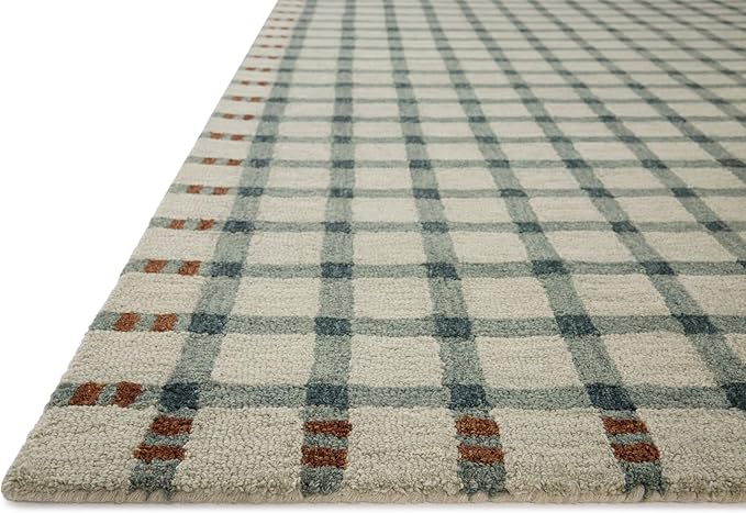 Loloi Magnolia Home by Joanna Gaines Waylon Collection WAY-02 Spa/Brick 2'-3" x 3'-9" Accent Rug