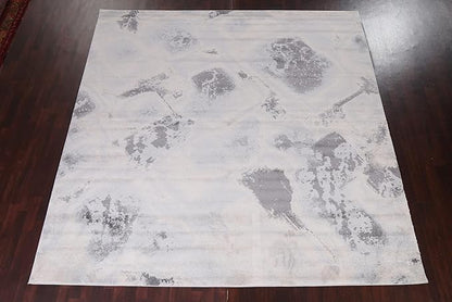 Abstract Transitional Turkish Oriental Area Rug 10x10 Square