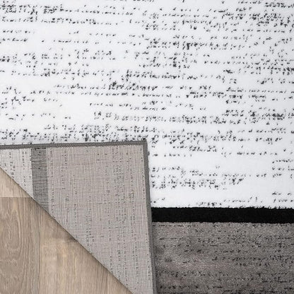 Rugshop Modern Geometric Boxes Blue Area Rug, Carpet with Jute Backing for Entryway, Kitchen, or Narrow Hall, 2' x 10'