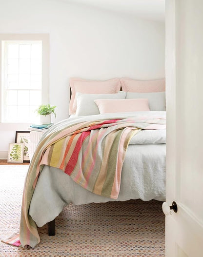 Dash and Albert Torrey Wool Area Rug - 5' x 8' Multicolor Geomatric Handwoven Accent Rug - Durable, Low Pile, Guest Room, Home Office, Dining Room - Premium Luxury Hotel Quality Soft Breathable