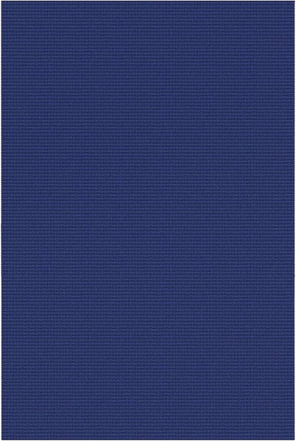Braided Area Rug 6x9 Ft Washable Rugs for Living Room Bedroom Rugs Rubber Backed Boho Dining Room Rug Cotton Living Room Woven Floor Carpet for Nursery Playroom, Royal Blue/Navy