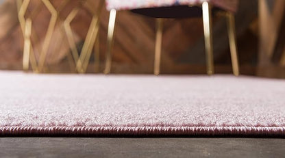 Unique Loom Trellis Frieze Collection Area Rug - Geometric (4' 1" x 6' 1", Light Pink/ Ivory)