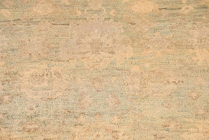 Rug Source Tribal Collection 7x9 Moroccan Area Rug, Hand Knotted Beige & Ivories Floral Rug, Oriental Jute Carpet for Bedroom, Living Room, Dining Room