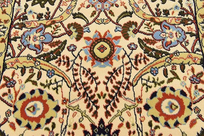 Unique Loom Espahan Collection Area Rug - Cape Cod (4' 1" x 6' 1" Rectangle, Cream/ Black)