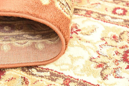 Unique Loom Voyage Collection Traditional Oriental Classic Intricate Design Area Rug (8' 0 x 10' 0 Rectangular, Terracotta/Ivory)