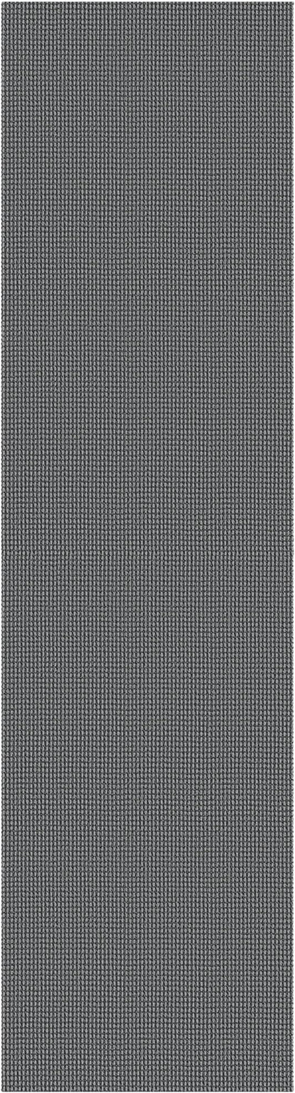 Braided Runner Rug 2x12 Ft Washable Runners for Hallways Non Slip Rubber Backed Kitchen Runners Cotton Extra Long Entryway Runner Indoor, Woven Carpet for Hall Entryway, Dark Grey/Grey