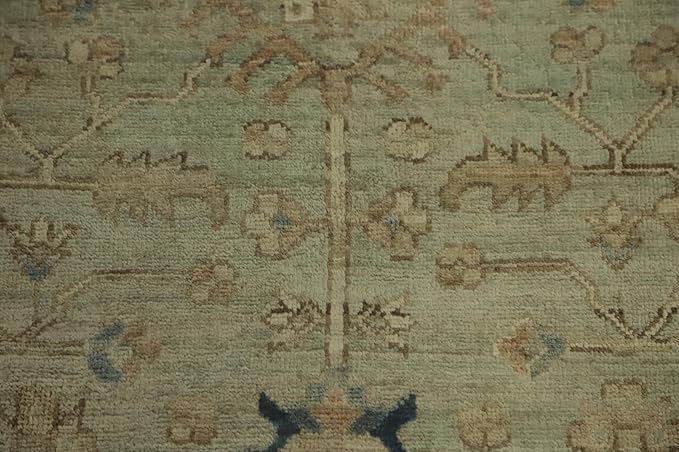 Transitional Collection 11' 7'' X 3' 0'' Runner Rug Rug, All-Over 100% Wool Carpet for Home Décor, Foyer and Hallway