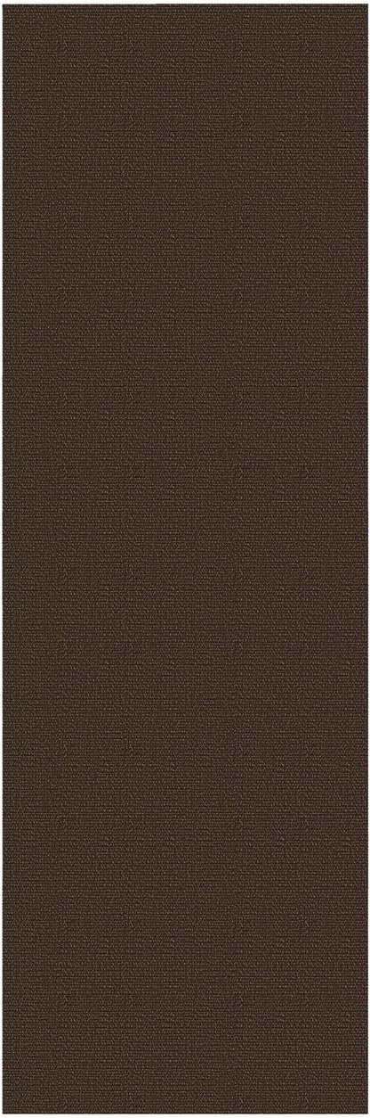 EARTHALL Washable Runner Rug 2x7 Ft Non Slip Runners for Hallways Cotton Rubber Backed Kitchen Runner Braided Indoor Floor Carpet Runners for Entryway, Hallway, Kitchen, Bedroom, Brown/Coffee