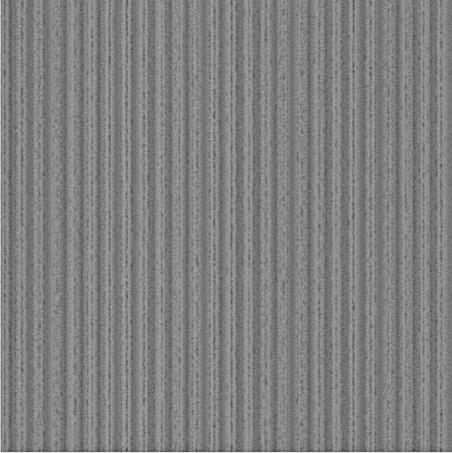 Ottomanson 2' x 48' Hallway Runner with Scraper Pile Extra Durable Non-Slip Rug Mat for Indoor & Outdoor Use - Ideal for Kitchen, Entryway, Patio & Garage - High-Traffic Carpet, Gray