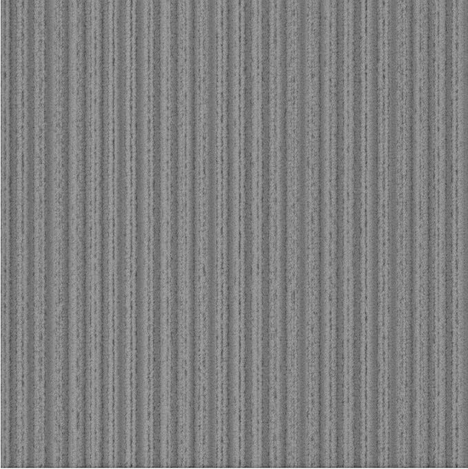 Ottomanson 2'7" x 20' Hallway Runner with Scraper Pile - Extra Durable Non-Slip Rug Mat for Indoor & Outdoor Use - Ideal for Kitchen, Entryway & Garage - High-Traffic Carpet, Gray