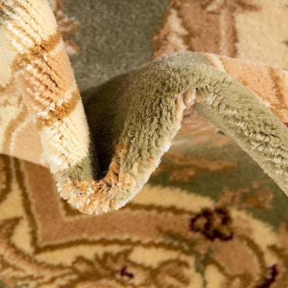 Rugs.com Chateau Collection Rug – 8' x 11' Cream Medium Rug Perfect for Living Rooms, Kitchens, Entryways