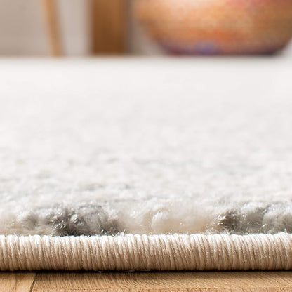 SAFAVIEH Area Rug 12x15 - Tulum Collection - Large - Ivory & Grey, Moroccan Boho Tribal Design, Non-Shedding & Easy to Clean, Ideal for Living Room, Bedroom, Dining Space (TUL272A)