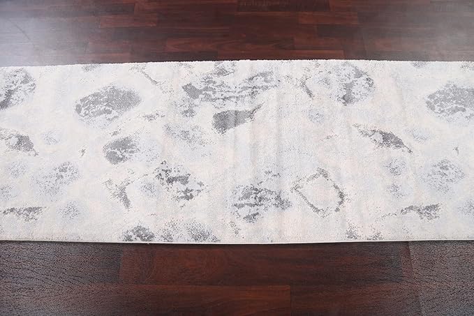 Abstract Transitional Turkish Oriental Rug 3x8