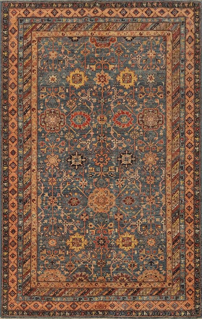 Traditional Collection 7' 11'' X 4' 11'' Rug Rug, All-Over 100% Wool Carpet for Home Décor, Foyer and Hallway
