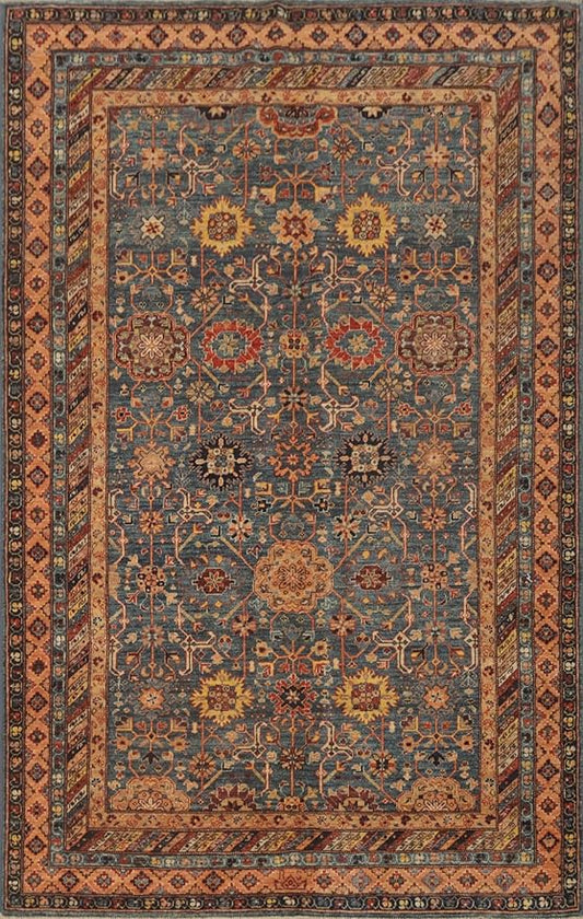 Traditional Collection 7' 11'' X 4' 11'' Rug Rug, All-Over 100% Wool Carpet for Home Décor, Foyer and Hallway