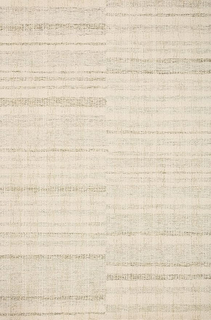 Loloi Chris Loves Julia Chris Collection CHR-02 Natural/Sage 5'-0" x 7'-6", .50" Pile Height, Area Rug