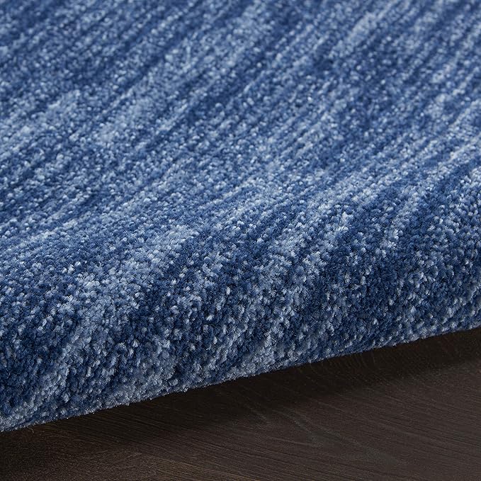 Nourison Home Nourison Essentials Navy Blue 9' x 12' Area Rug - Easy Clean, Non Shedding, Bed Room, Living Room, Dining Room, Kitchen (9' x 12')