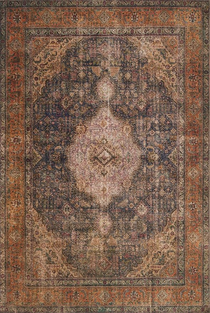 Loloi Loren Collection LQ-02 Plum/Multi 7'-6" x 9'-6" Area Rug